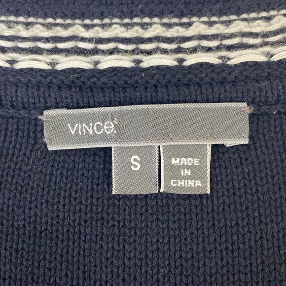 Vince V-neck Knit Sweater Women's Size Small Oversized - Picture 7 of 11